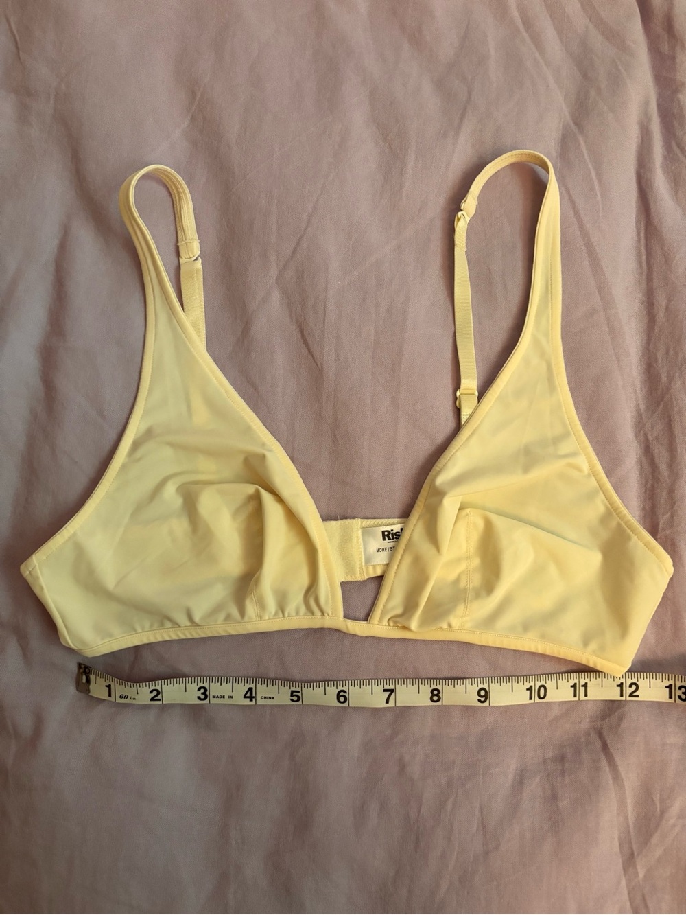 Vintage Risk by Andres Sarda Cream Stretch Bralette - Picture 2 of 4